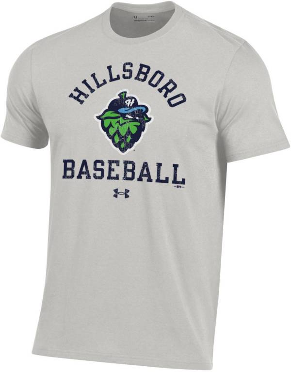 Under Armour Men's Hillsboro Hops Gray Performance Cotton T-Shirt product image