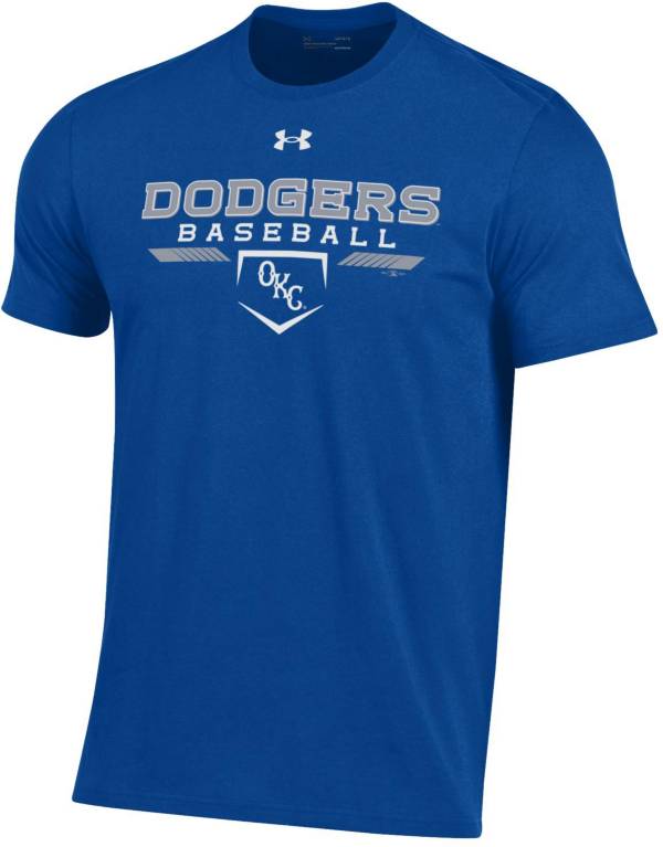 Under Armour Men's Oklahoma City Dodgers Royal Performance Cotton T-Shirt