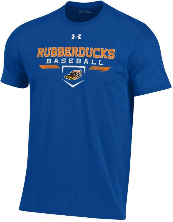 Under Armour Men's Akron Rubberducks Royal Performance Cotton T-Shirt