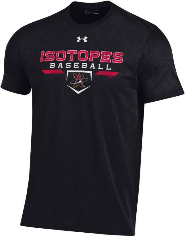 Under Armour Men's Albuquerque Isotopes Black Performance Cotton T-Shirt