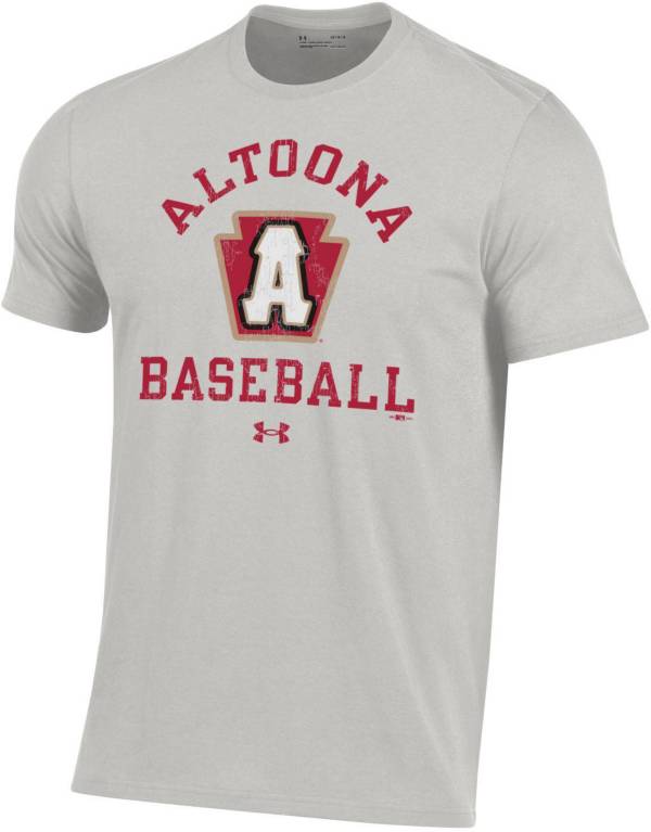 Under Armour Men's Altoona Curve Gray Performance Cotton T-Shirt