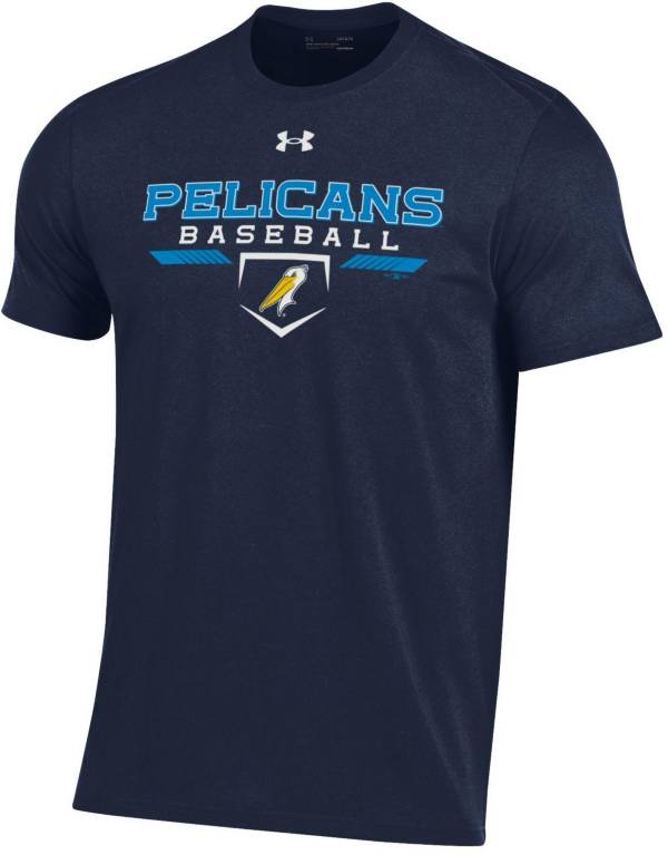 Under Armour Men's Myrtle Beach Pelicans Navy Performance Cotton T-Shirt