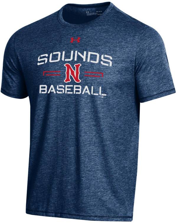 Under Armour Men's Nashville Sounds Navy Bi-Blend Performance T-Shirt