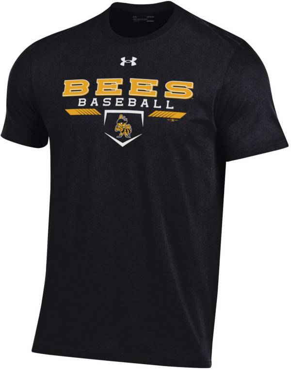 Under Armour Men's Salt Lake Bees Black Performance Cotton T-Shirt