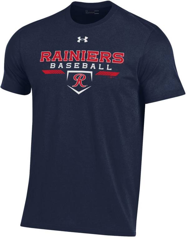 Under Armour Men's Tacoma Rainiers Navy Performance Cotton T-Shirt