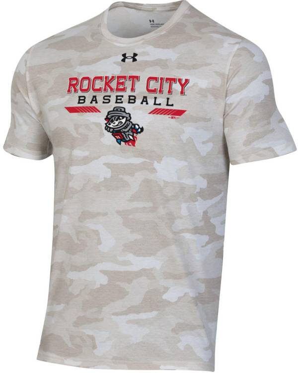 Under Armour Men's Rocket City Trash Pandas Camo Performance Cotton T-Shirt