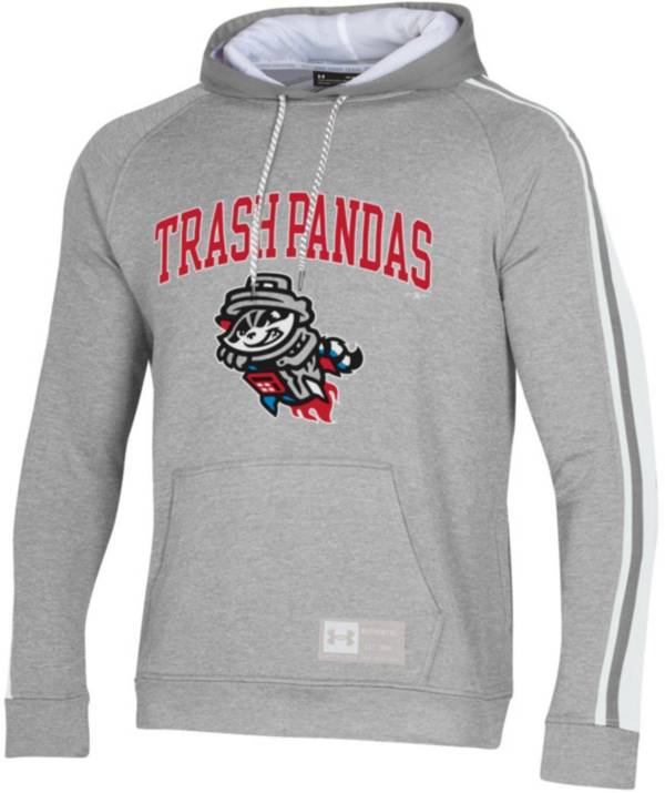 Under Armour Men's Rocket City Trash Pandas Gray Terry Hoodie