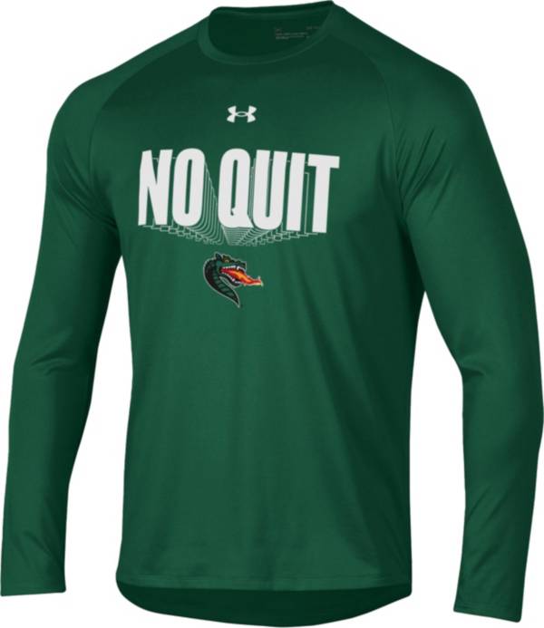 Under Armour Men's UAB Blazers Green 2022 Basketball Bench Long Sleeve T-Shirt