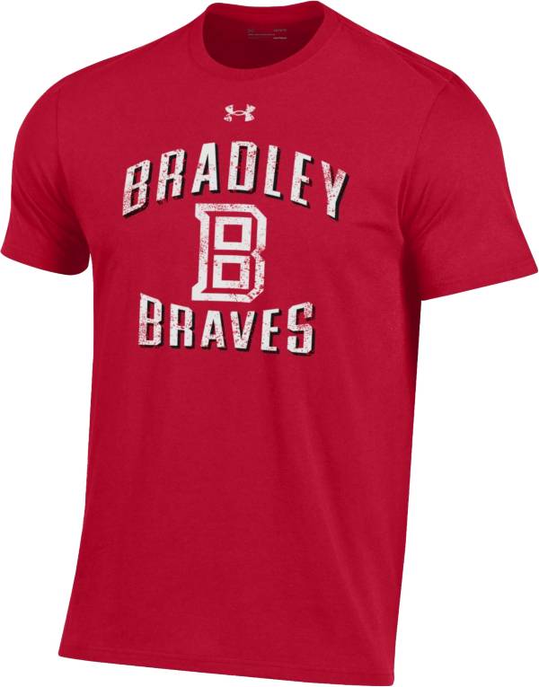 Under Armour Men's Bradley Braves Red Performance Cotton T-Shirt