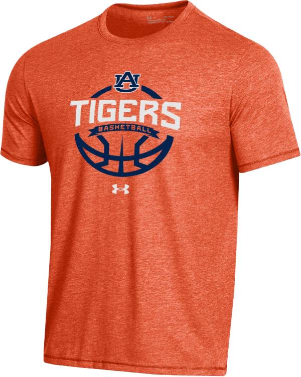 Under Armour Men's Auburn Tigers Orange Bi-Blend Performance T-Shirt