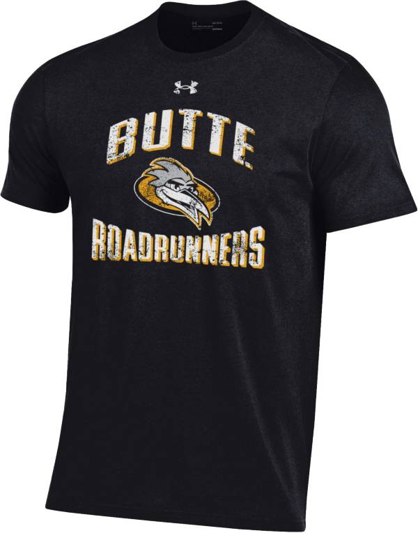 Under Armour Men's Butte College Roadrunners Black Performance Cotton T-Shirt