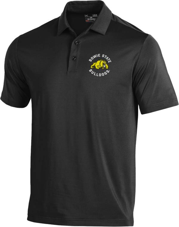 Under Armour Men's Bowie State Bulldogs Black Tech Polo