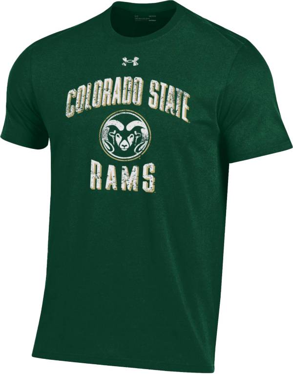 Under Armour Men's Colorado State Rams Green Performance Cotton T-Shirt