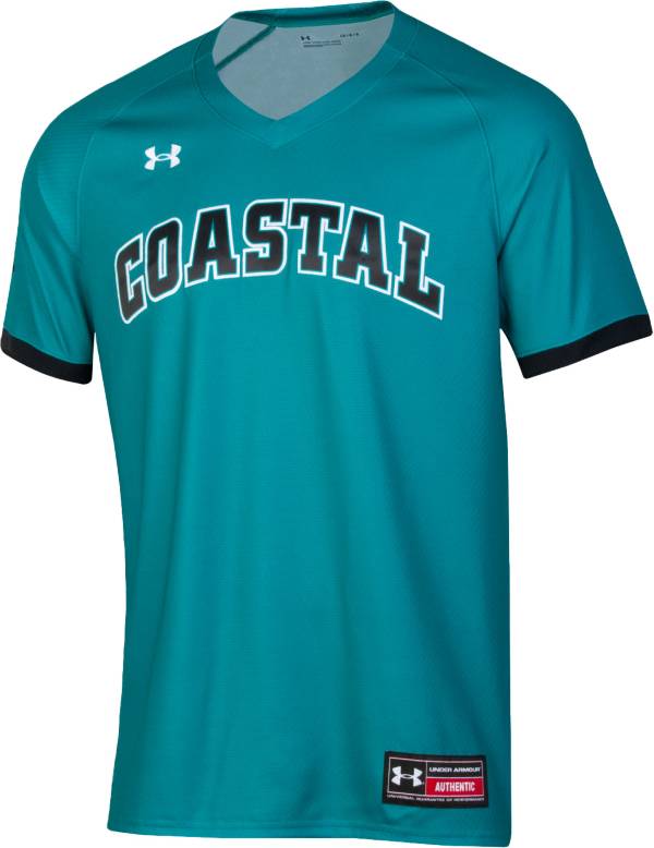 Under Armour Men's Coastal Carolina Chanticleers Teal Replica Baseball Jersey product image