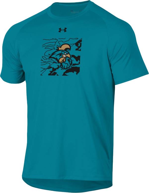 Under Armour Men's Coastal Carolina Chanticleers Blue Tech Performance T-Shirt