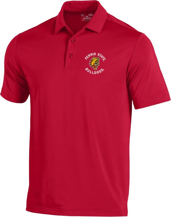 Under Armour Men's Ferris State Bulldogs Crimson Tech Polo