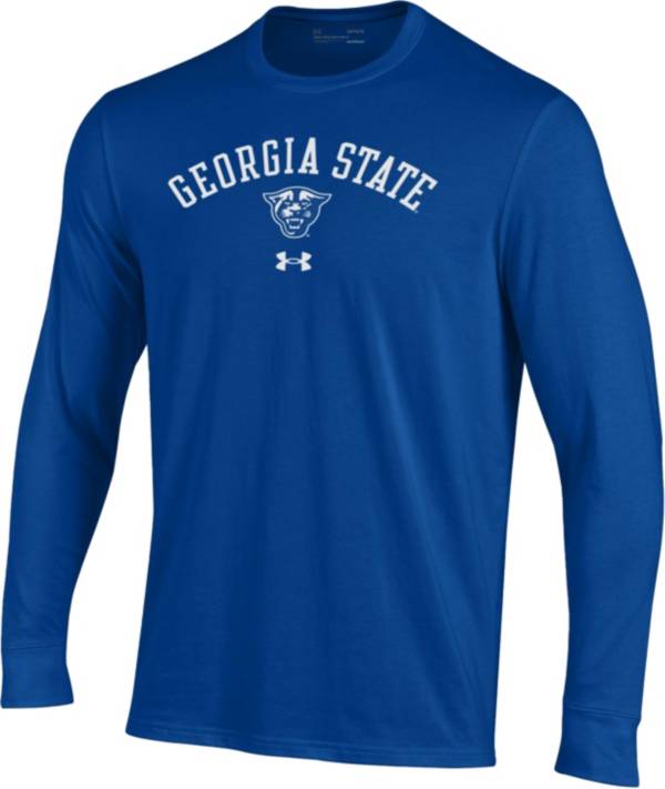 Under Armour Men's Georgia State Panthers Royal Blue Performance Cotton Long Sleeve T-Shirt