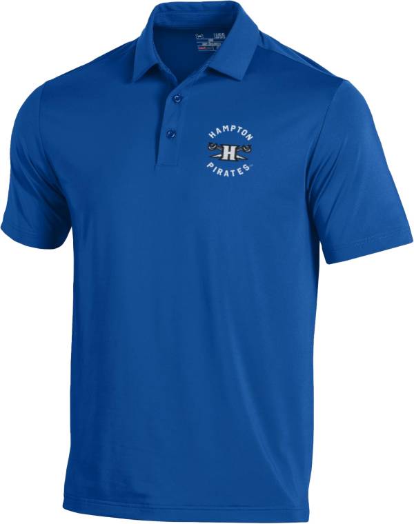 Under Armour Men's Hampton Pirates Blue Tech Polo