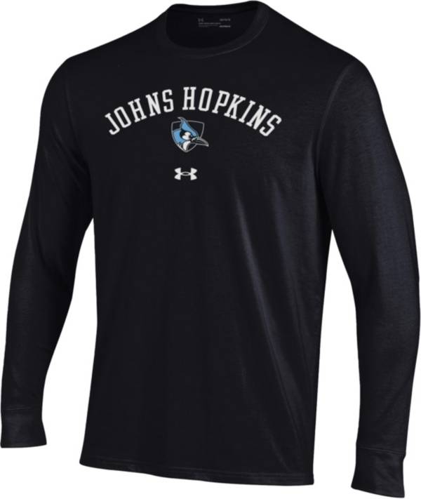 Under Armour Men's Johns Hopkins Blue Jays Black 2022 Basketball Bench T-Shirt