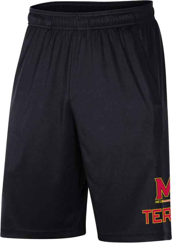 Under Armour Men's Maryland Terrapins Black Tech Shorts