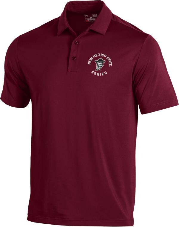 Under Armour Men's New Mexico State Aggies Crimson Tech Polo