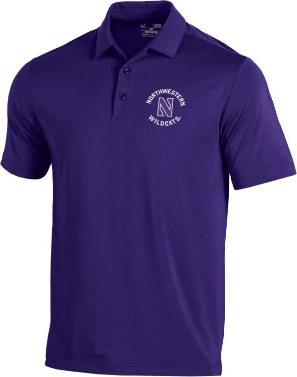 Under Armour Men's Northwestern Wildcats Purple Tech Polo