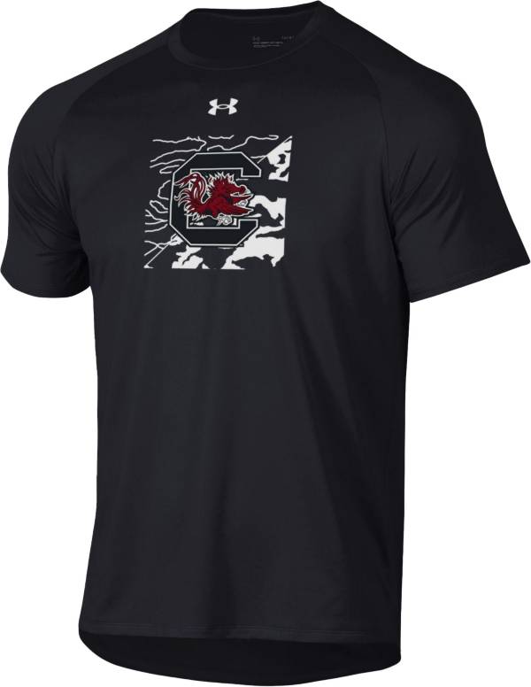 Under Armour Men's South Carolina Gamecocks Black Tech Performance T-Shirt