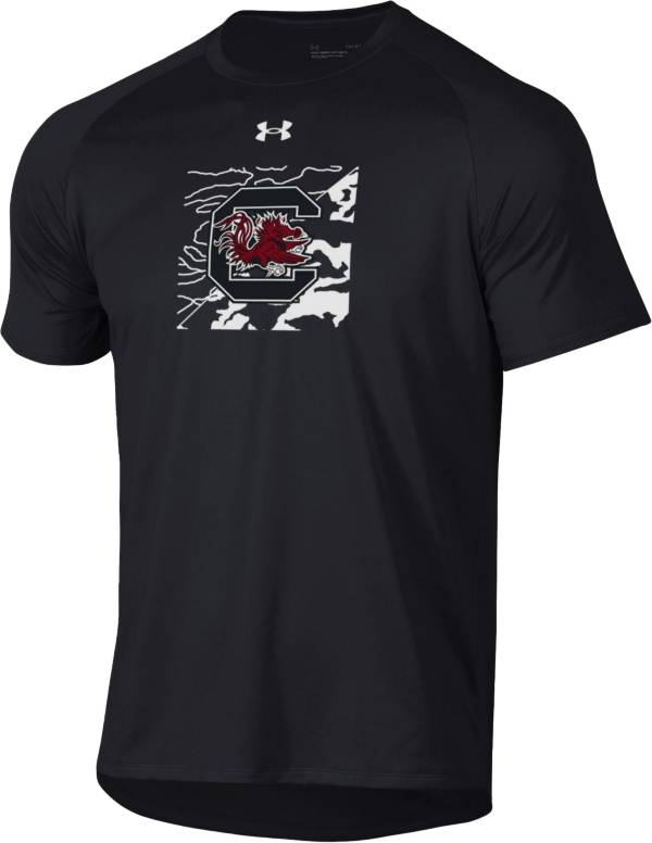 Under Armour Men's South Carolina Gamecocks Black Tech Performance T-Shirt product image