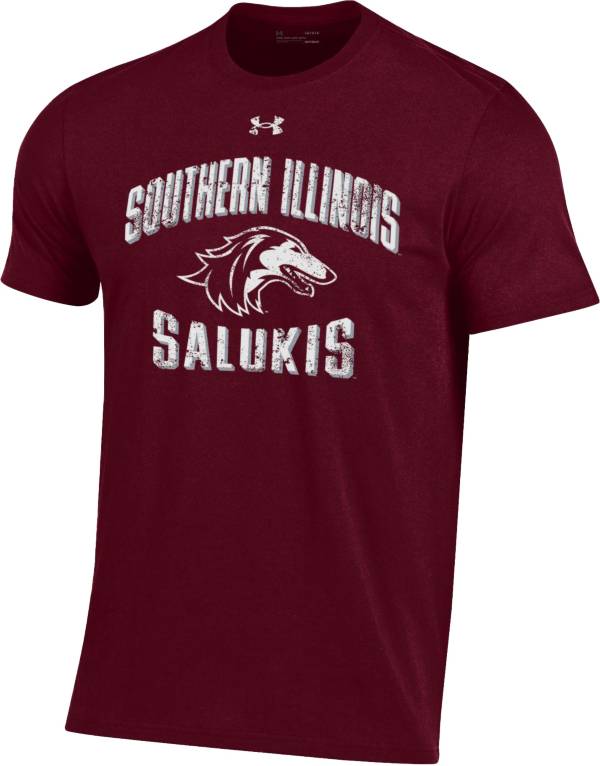 Under Armour Men's Southern Illinois Salukis Maroon Performance Cotton T-Shirt