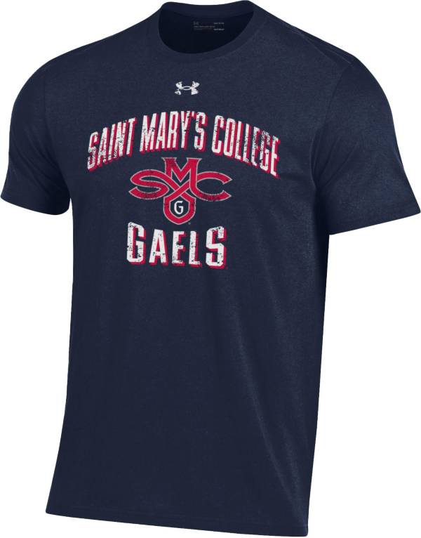 Under Armour Men's St. Mary's Gaels Blue Performance Cotton T-Shirt
