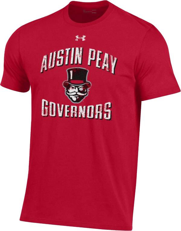 Under Armour Men's Austin Peay Governors Red Performance Cotton T-Shirt product image