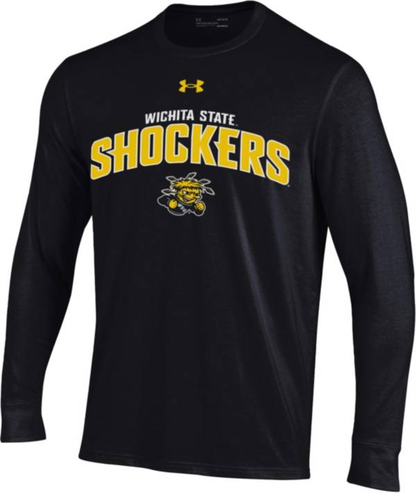 Under Armour Men's Wichita State Shockers Black Performance Cotton Longsleeve TShirt Dick's