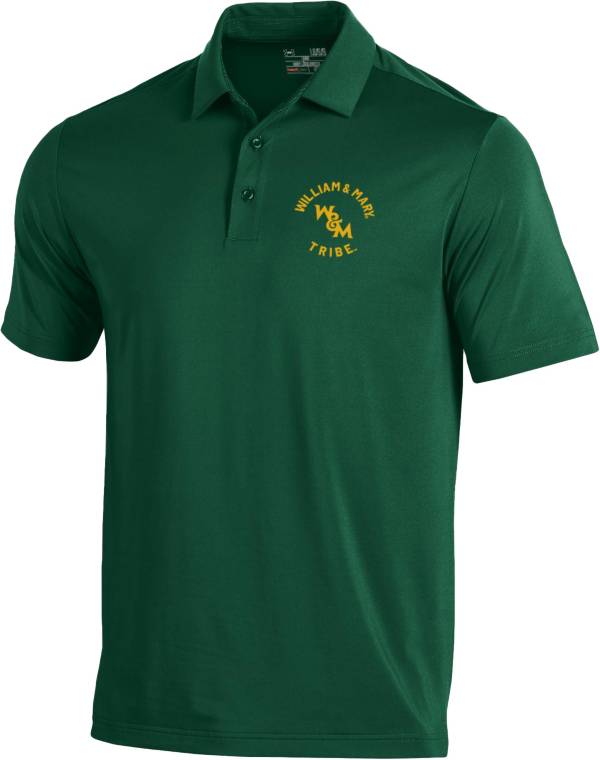 Under Armour Men's William & Mary Tribe Green Tech Polo