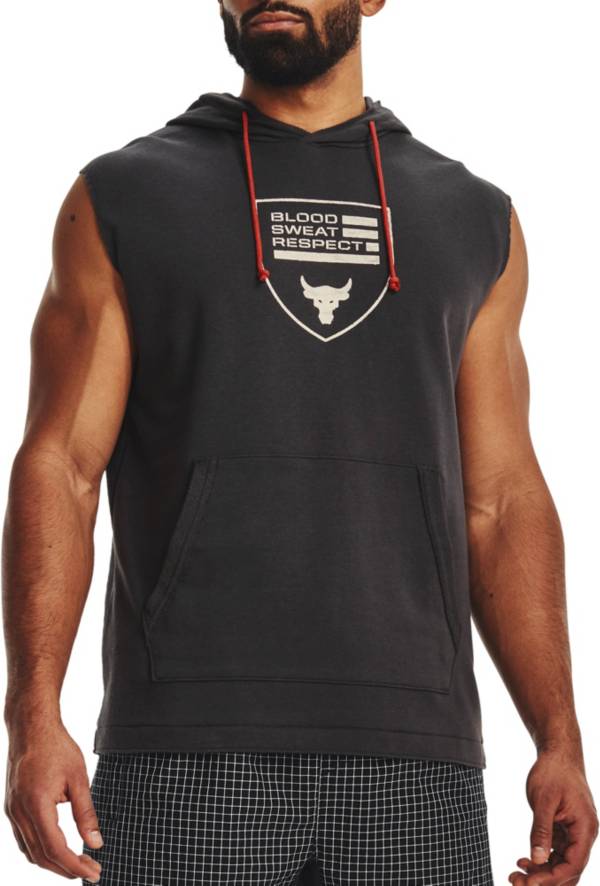 Under Armour Men's Project Rock Heavyweight Terry Sleeveless