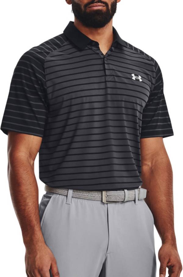 Under Armour Men's Iso-Chill Mix Stripe Golf Polo
