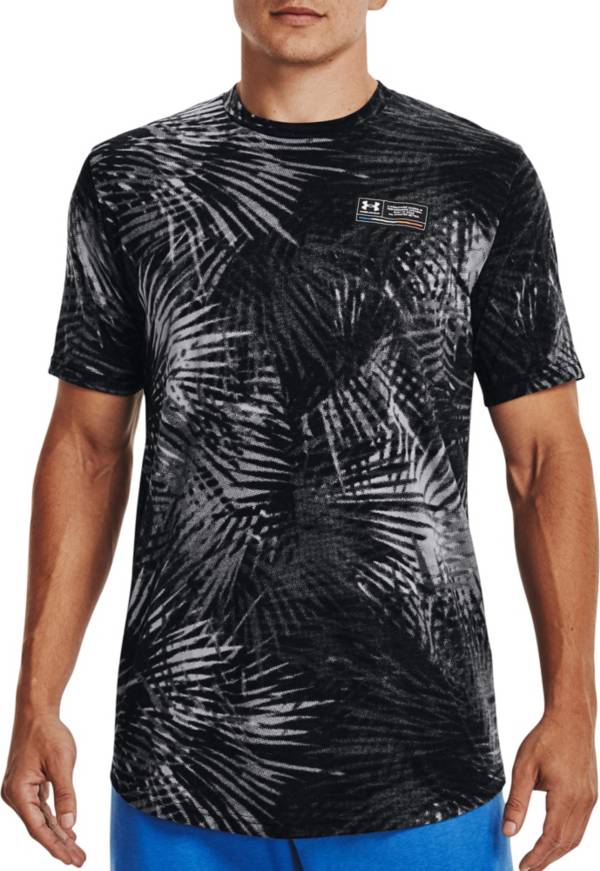 Under Armour Sport Palm Print Short Sleeve Shirt