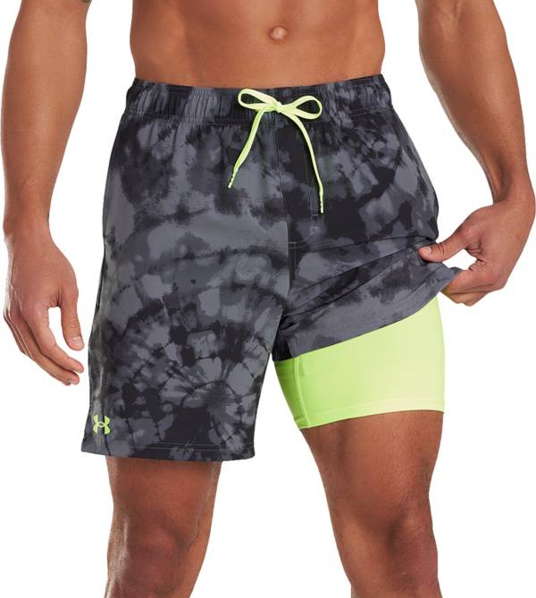 Under Armour Men's Tie Dye Compression Volley Swim Trunks