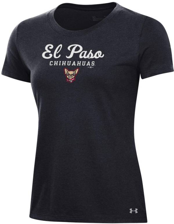 Under Armour Women's El Paso Chihuahuas Black Performance T-Shirt