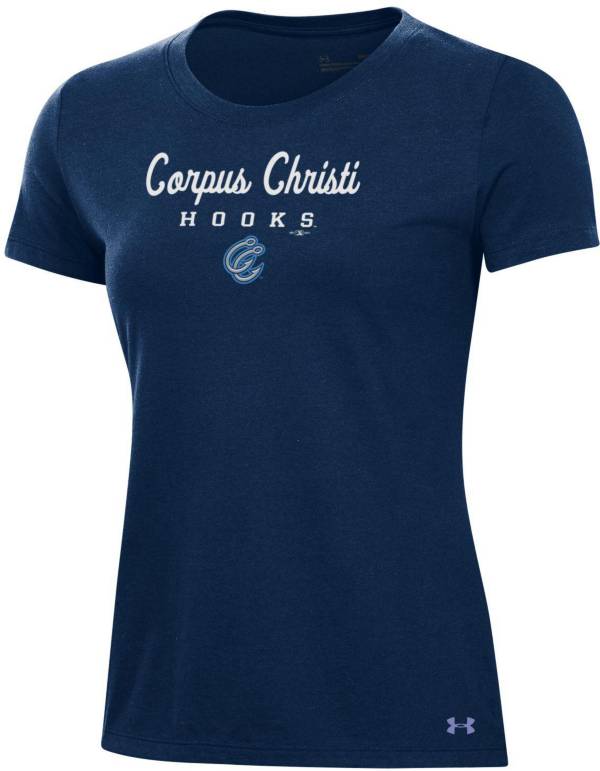 Under Armour Women's Corpus Christi Hooks Navy Performance T-Shirt product image