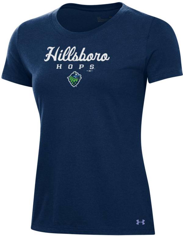 Under Armour Women's Hillsboro Hops Navy Performance T-Shirt