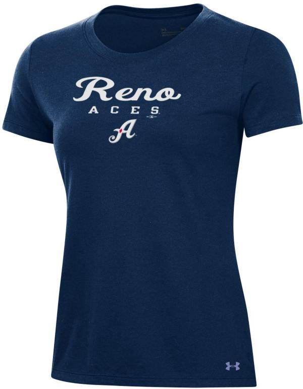 Under Armour Women's Reno Aces Navy Performance T-Shirt