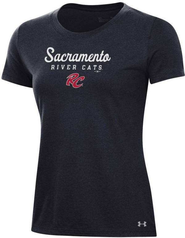 Under Armour Women's Sacramento River Cats Black Performance T-Shirt