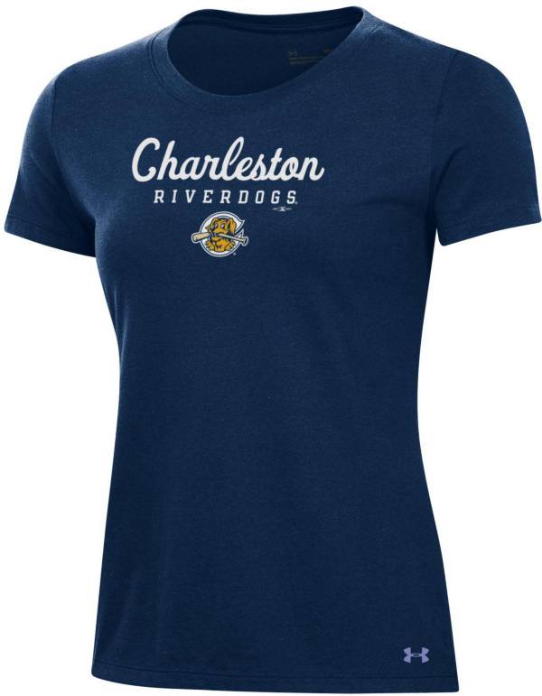 Under Armour Women's Charleston River Dogs Navy Performance T-Shirt