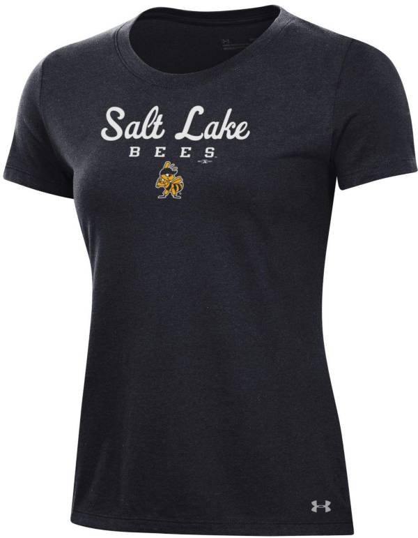 Under Armour Women's Salt Lake Bees Black Performance T-Shirt