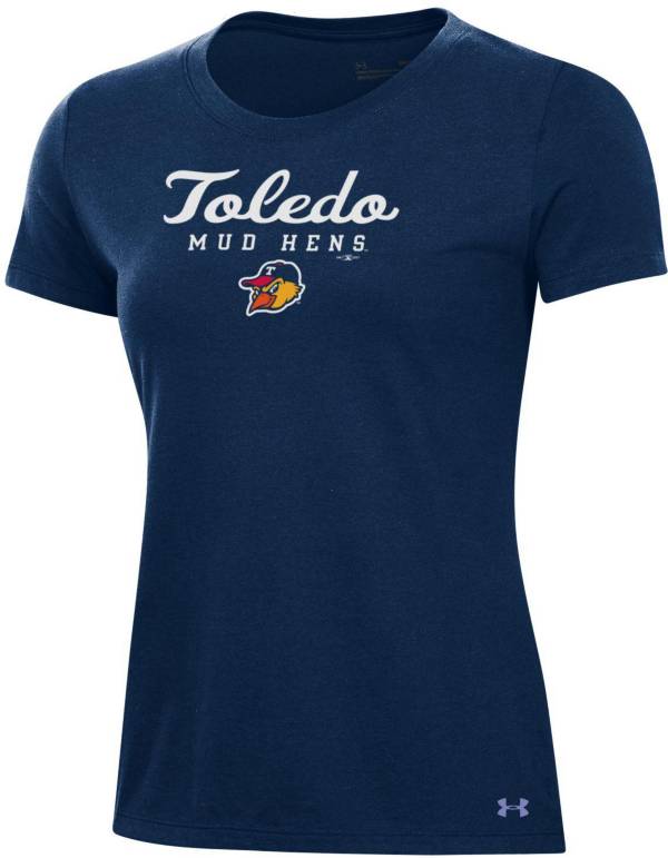 Under Armour Women's Toledo Mud Hens Navy Performance T-Shirt