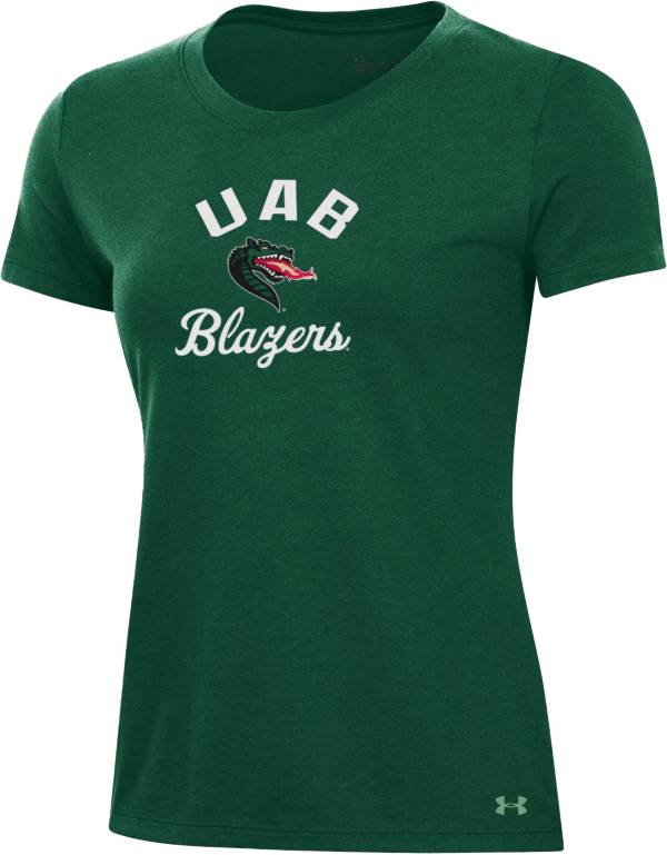 Under Armour Women's UAB Blazers Green Performance Cotton T-Shirt product image