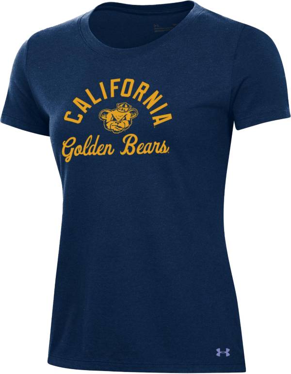 Under Armour Women's Cal Golden Bears Blue Performance Cotton T-Shirt