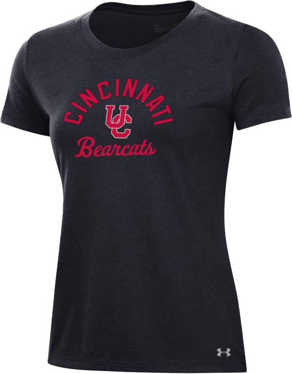 Under Armour Women's Cincinnati Bearcats Black Performance Cotton T-Shirt