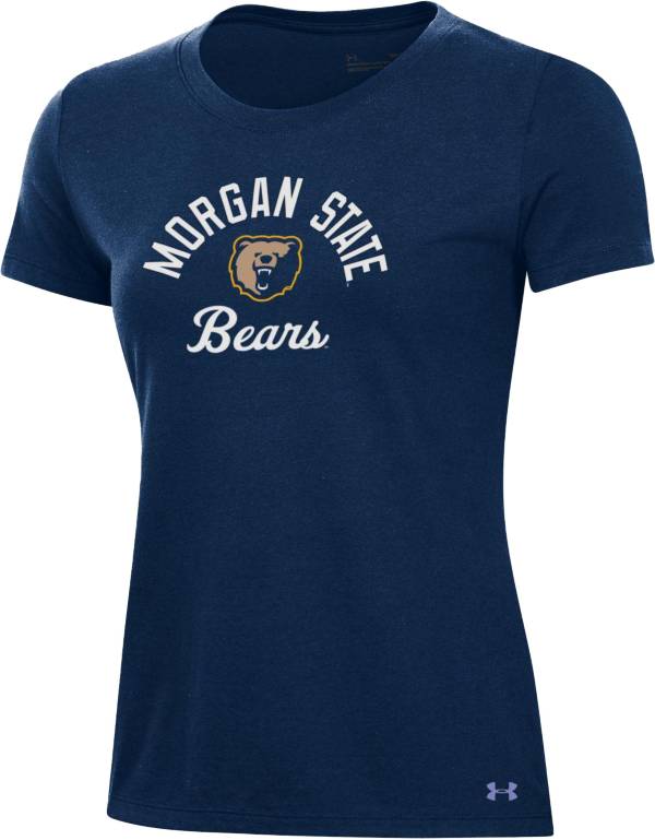 Under Armour Women's Morgan State Bears Blue Performance Cotton T-Shirt
