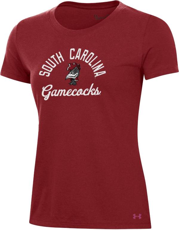 Under Armour Women's South Carolina Gamecocks Garnet Performance Cotton T-Shirt